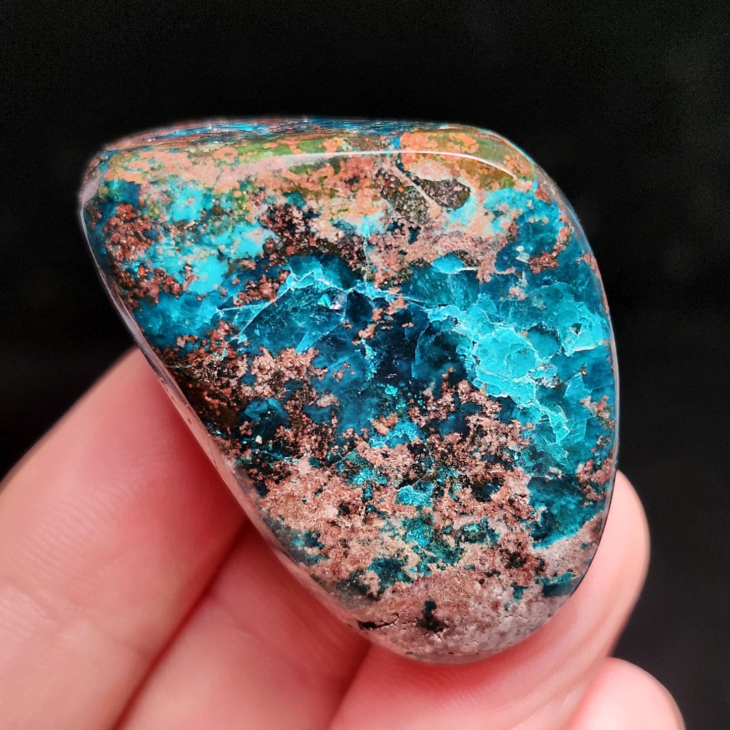 Dioptase Crystal Specimen 43g: Congo Green Gemstone