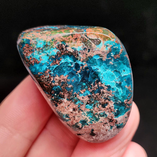 Dioptase Crystal Specimen 43g: Congo Green Gemstone