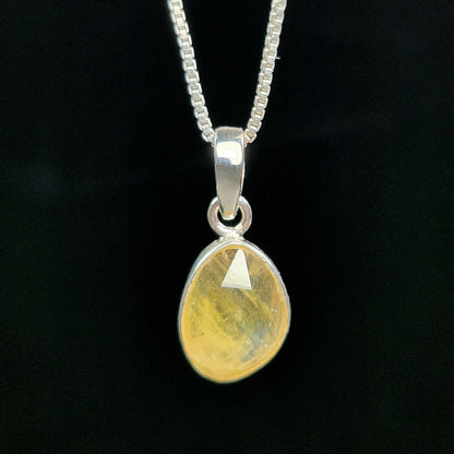 Yellow Sapphire Pendant