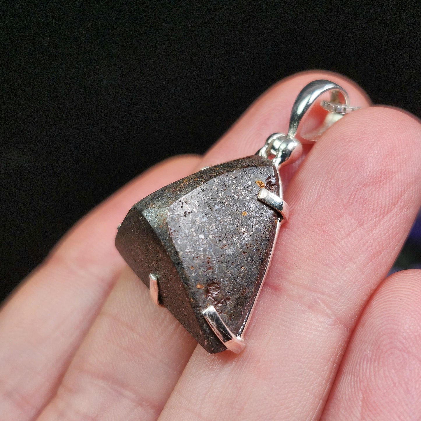 Chondrite Meteorite Pendant
