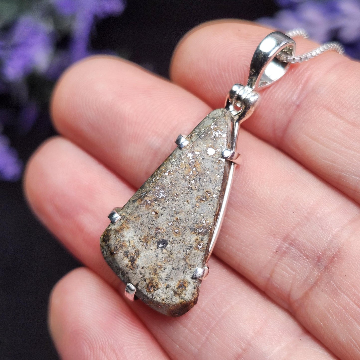 Chondrite Meteorite Pendant
