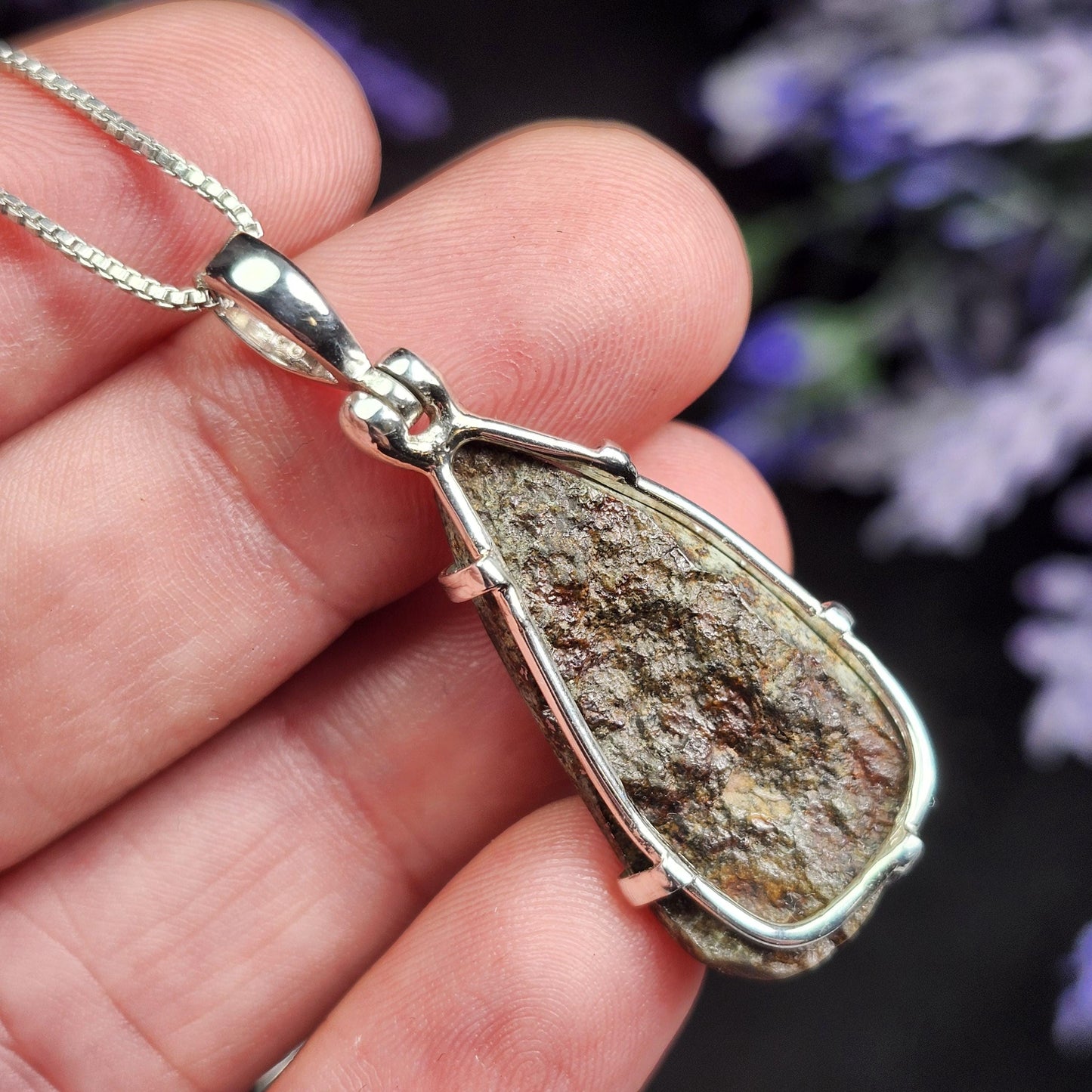 Chondrite Meteorite Pendant