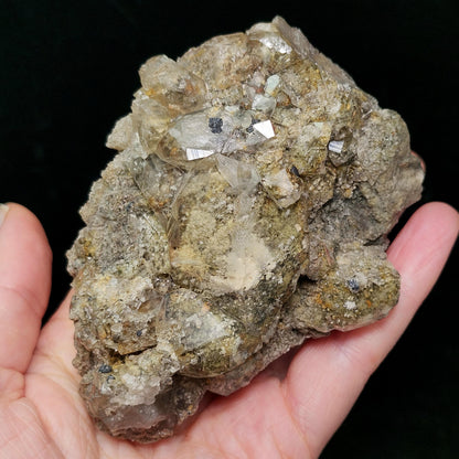 Garden Quartz Crystal 309g, Scenic Lodolite Quartz