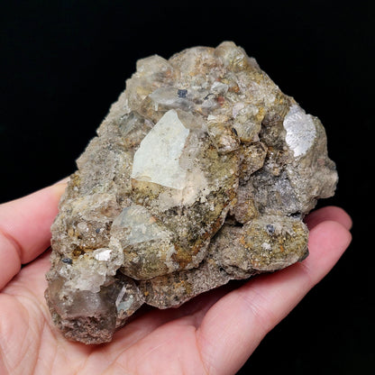 Garden Quartz Crystal 309g, Scenic Lodolite Quartz