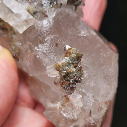 Garden Quartz Crystal 166g, Scenic Lodolite Quartz
