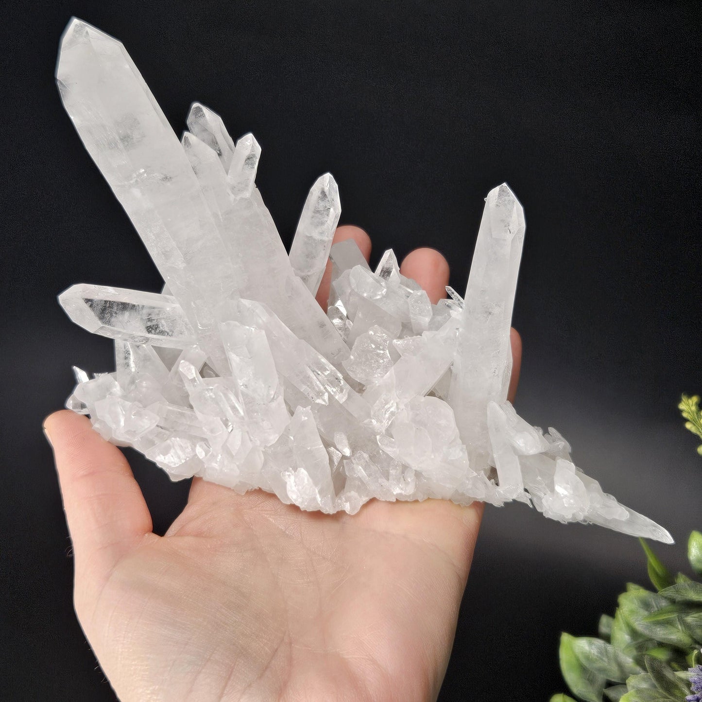Arkansas Quartz Crystal Cluster, 343 grams