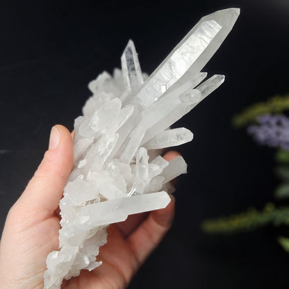 Arkansas Quartz Crystal Cluster, 343 grams