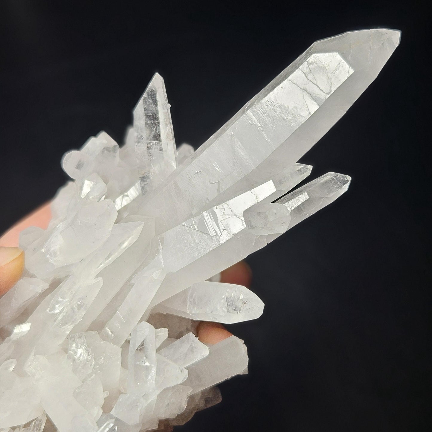 Arkansas Quartz Crystal Cluster, 343 grams