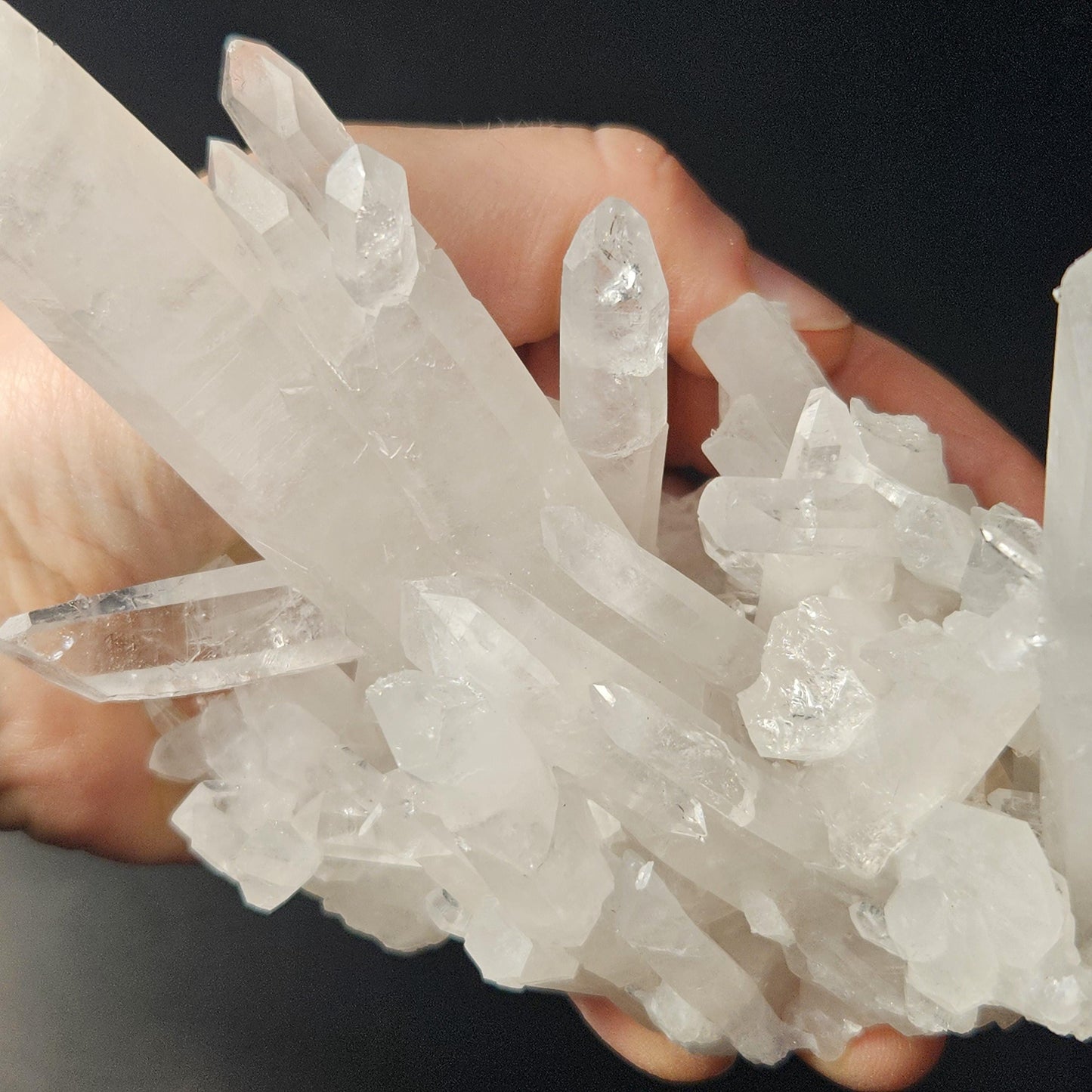 Arkansas Quartz Crystal Cluster, 343 grams