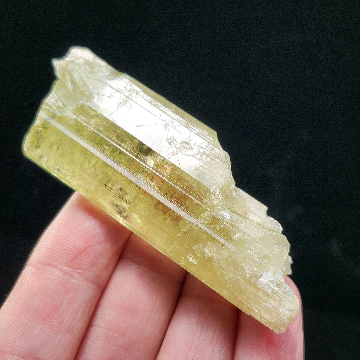 Golden Heliodor Crystal 47g