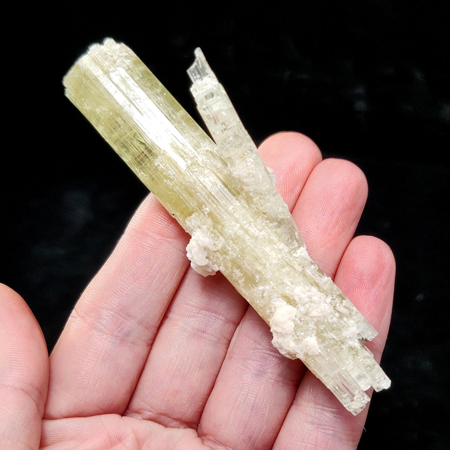 Heliodor Crystal Specimen 43.85g, Brazilian Gold Heliodor Specimen