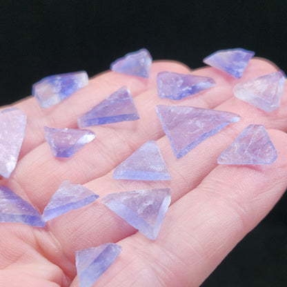 Bingham Blue Fluorite Octahedron Slice, New Mexico Fluorite