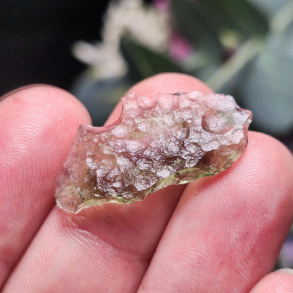 Moldavite & Tanzanite Locket Pendant