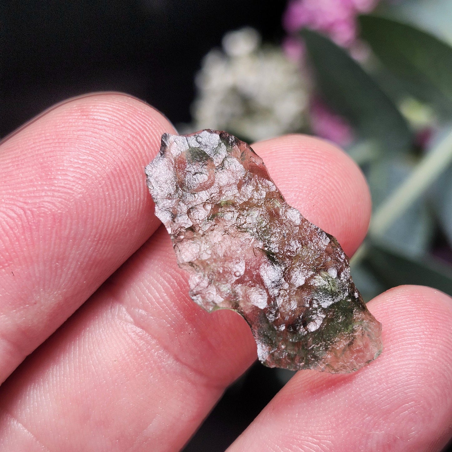 Moldavite & Tanzanite Locket Pendant