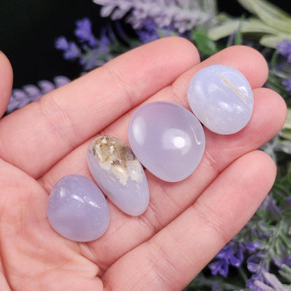 Blue Chalcedony Crystal