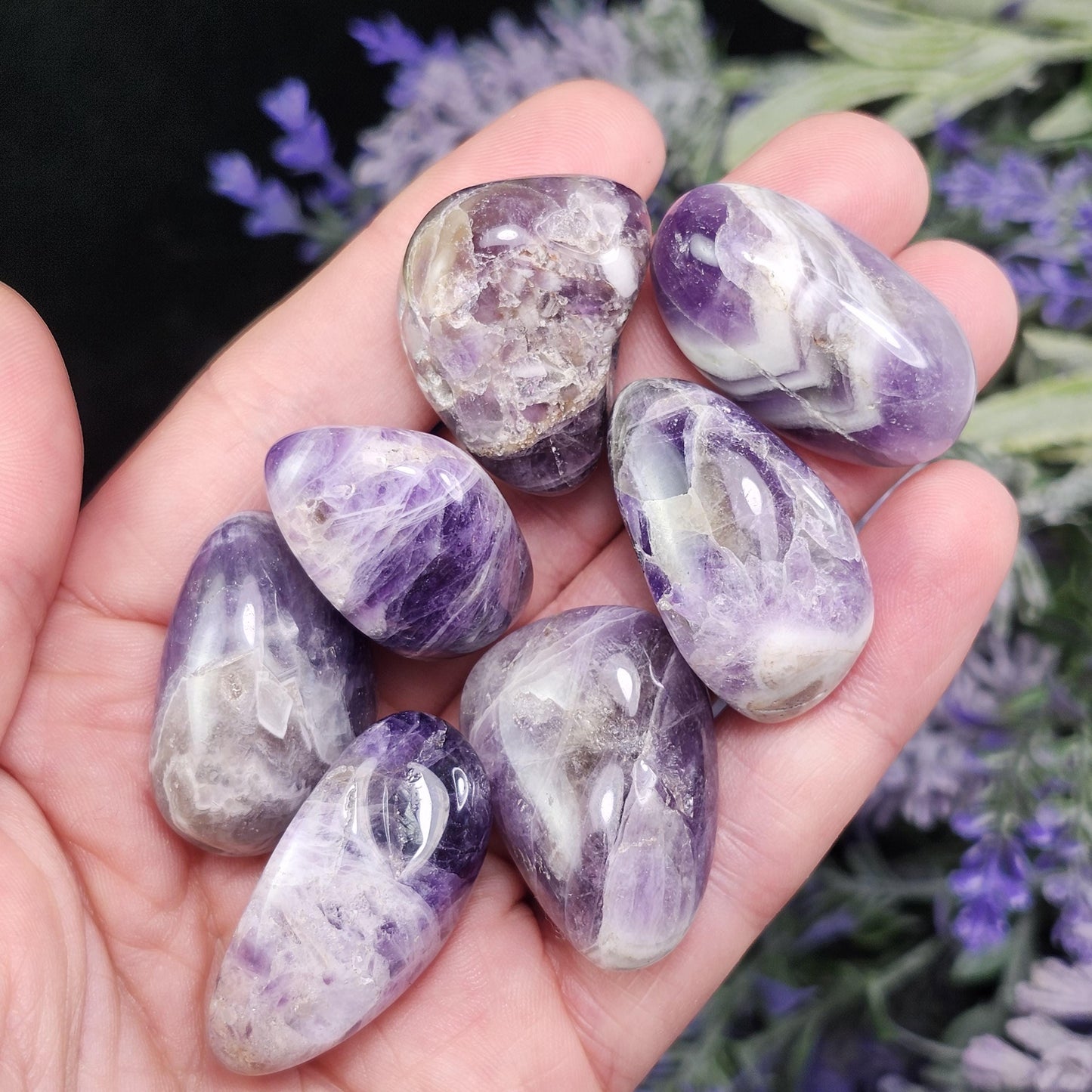 Chevron Amethyst Stone