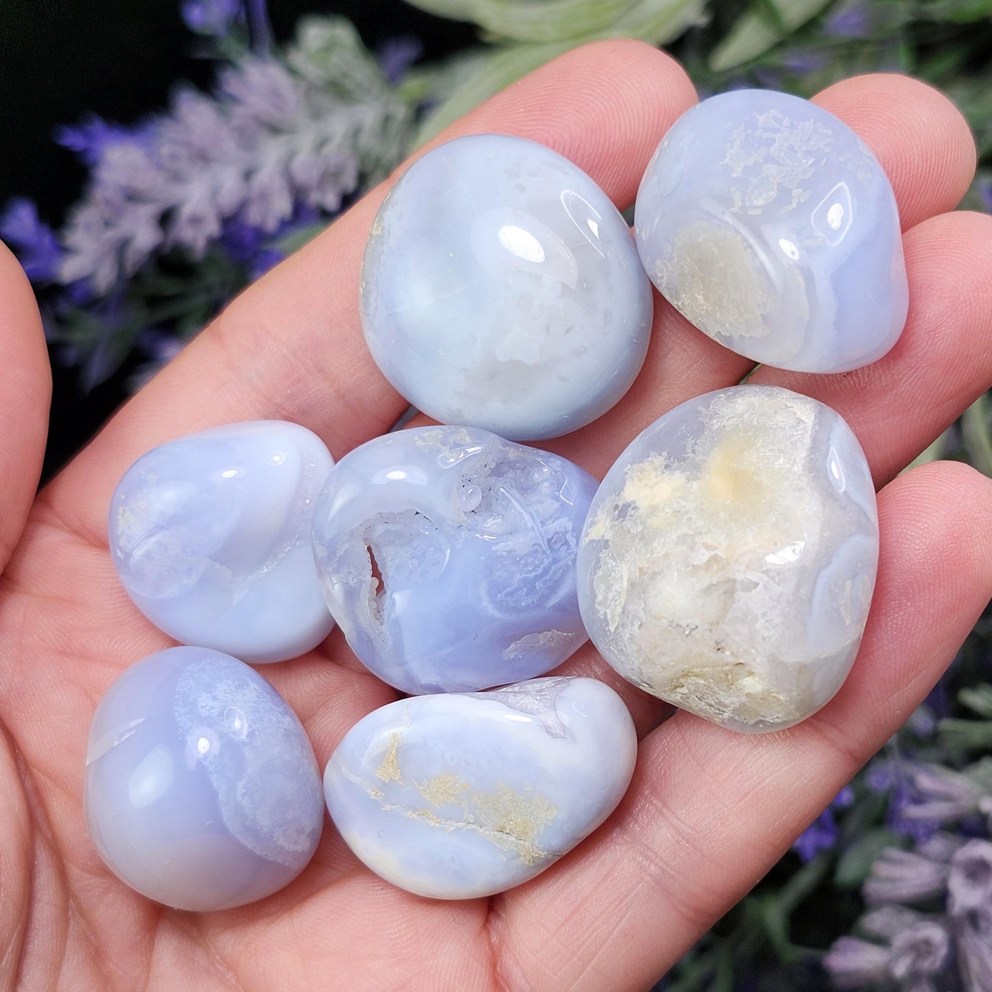 Blue Lace Agate Stone
