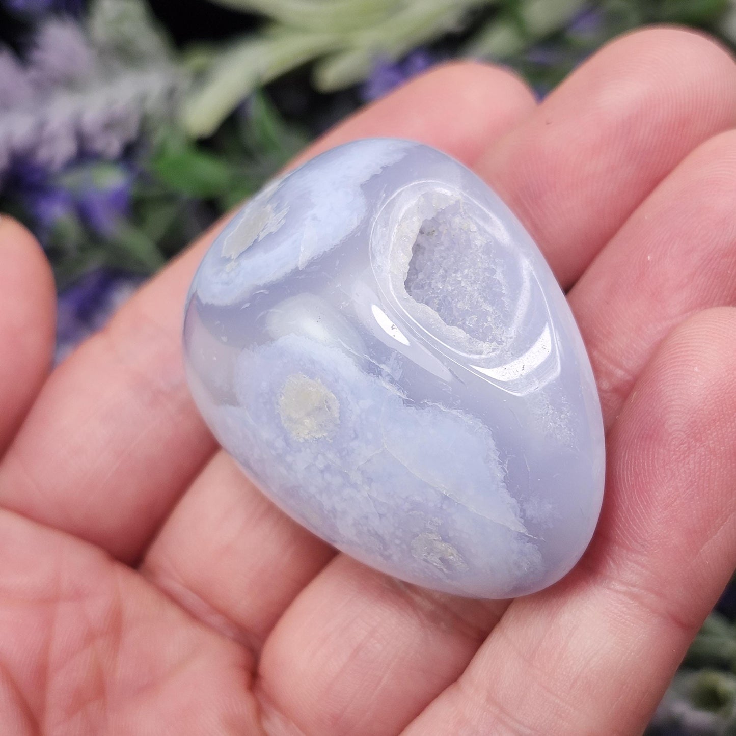 Blue Lace Agate Stone