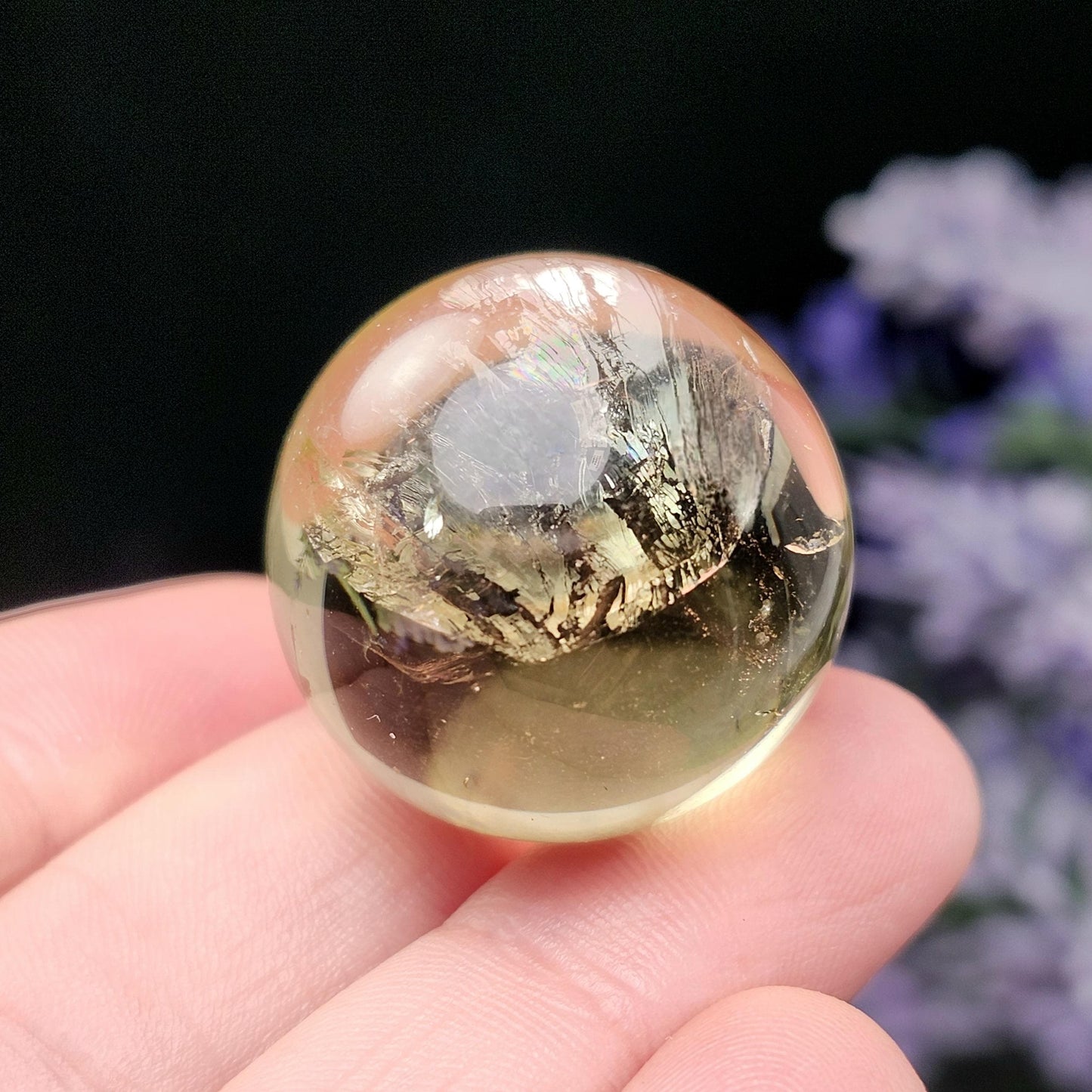 Natural Citrine Sphere