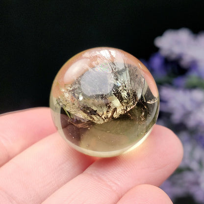 Natural Citrine Sphere