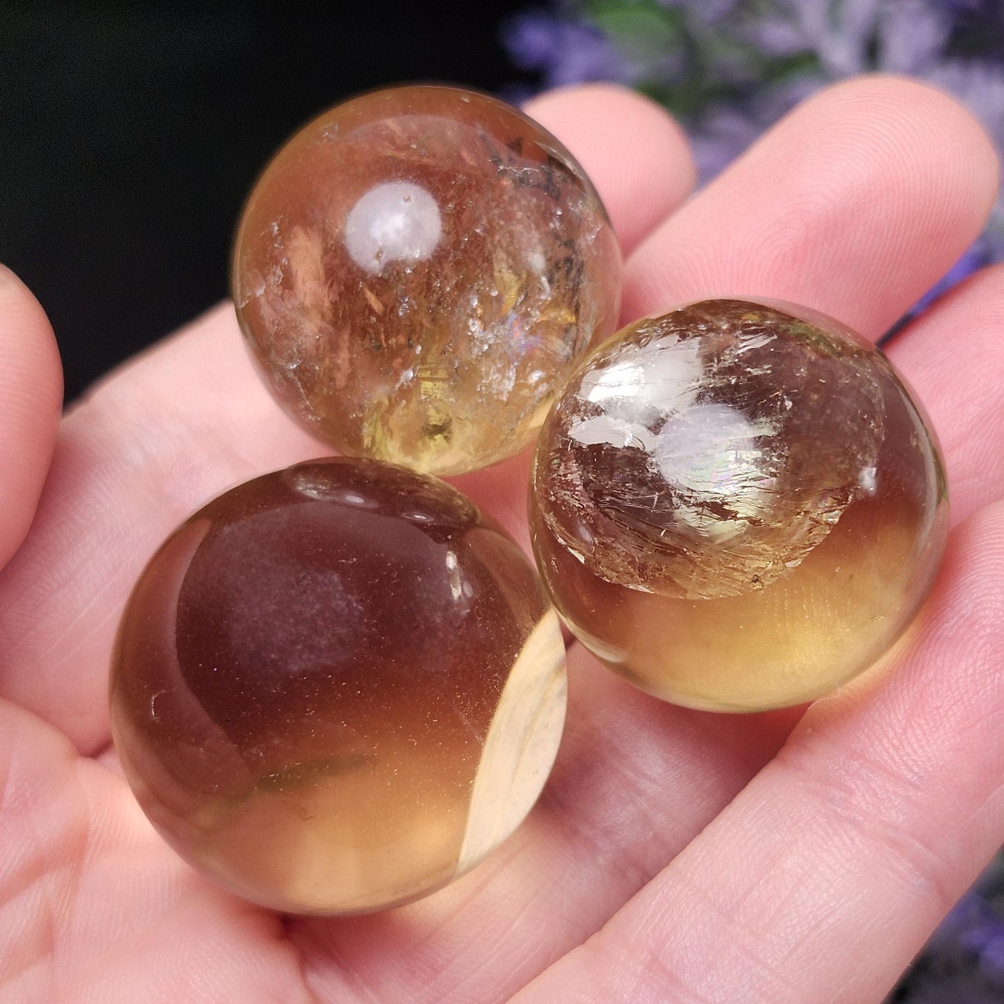 Natural Citrine Sphere