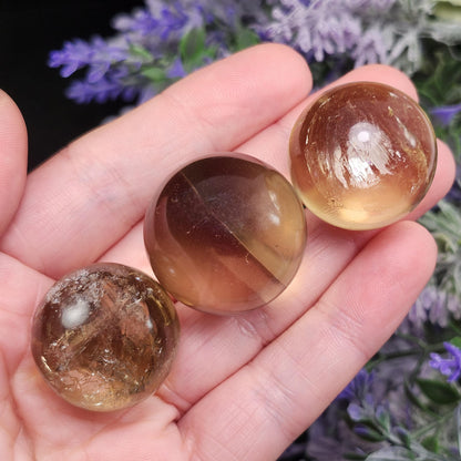 Natural Citrine Sphere