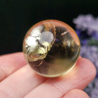Natural Citrine Sphere