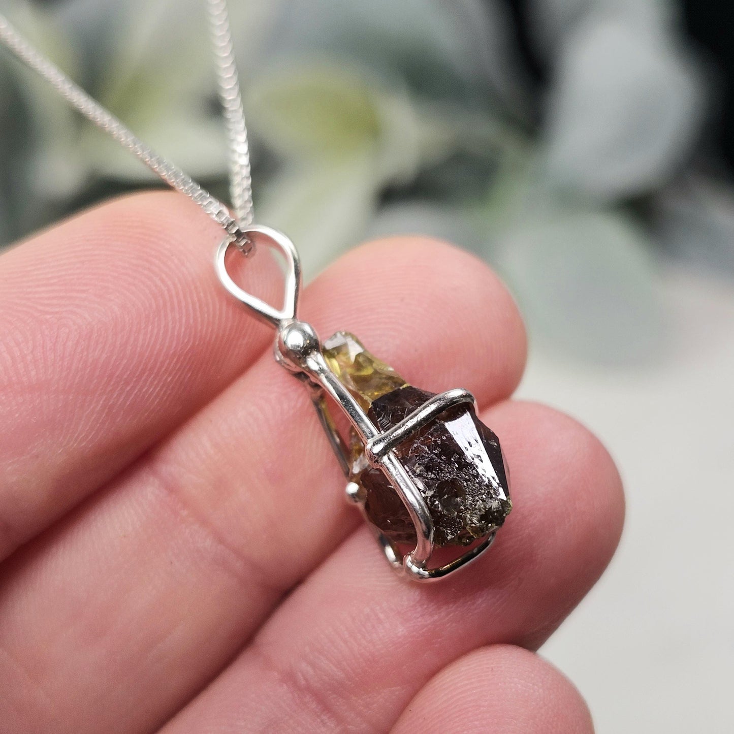 Orange Zincite Pendant