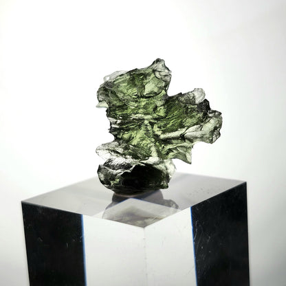 Besednice "Hedgehog" Moldavite 1.73g with Natural HOLE