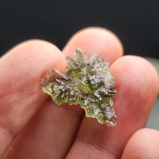 Besednice "Hedgehog" Moldavite 1.2g