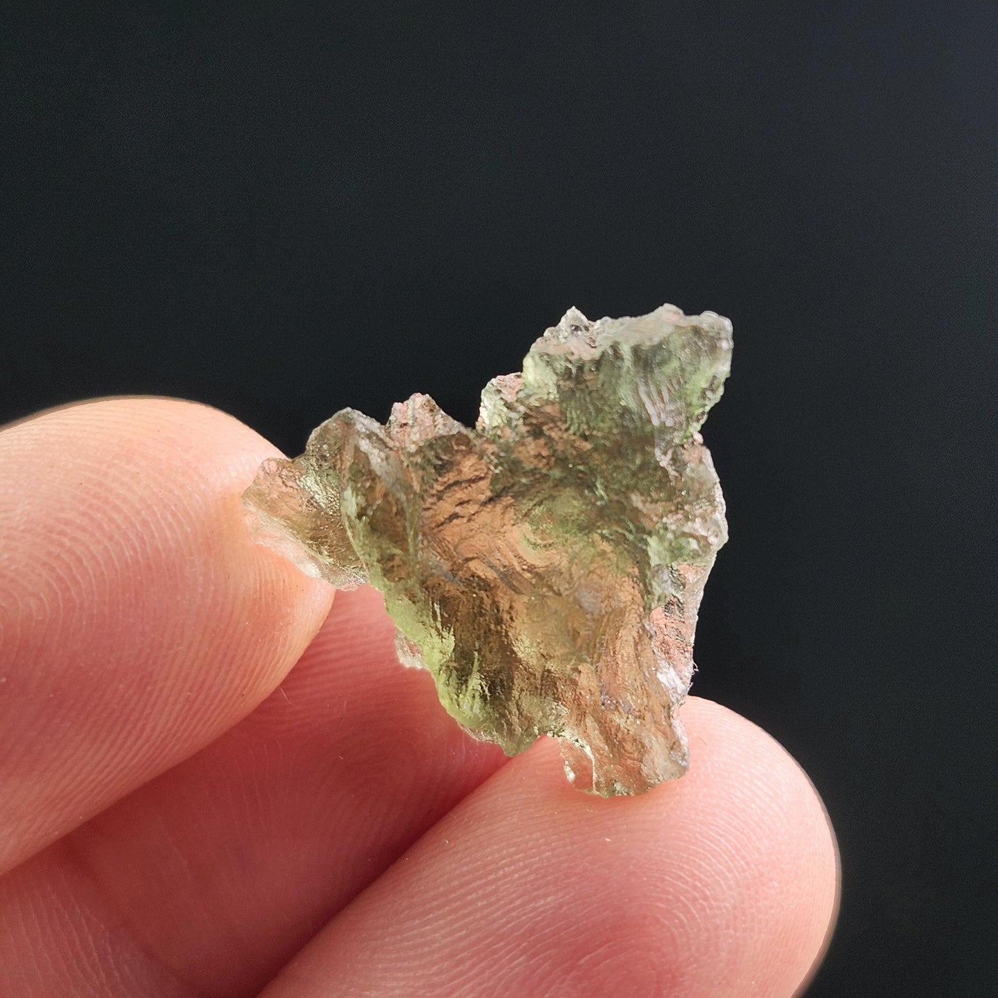 Besednice "Hedgehog" Moldavite 1.2g