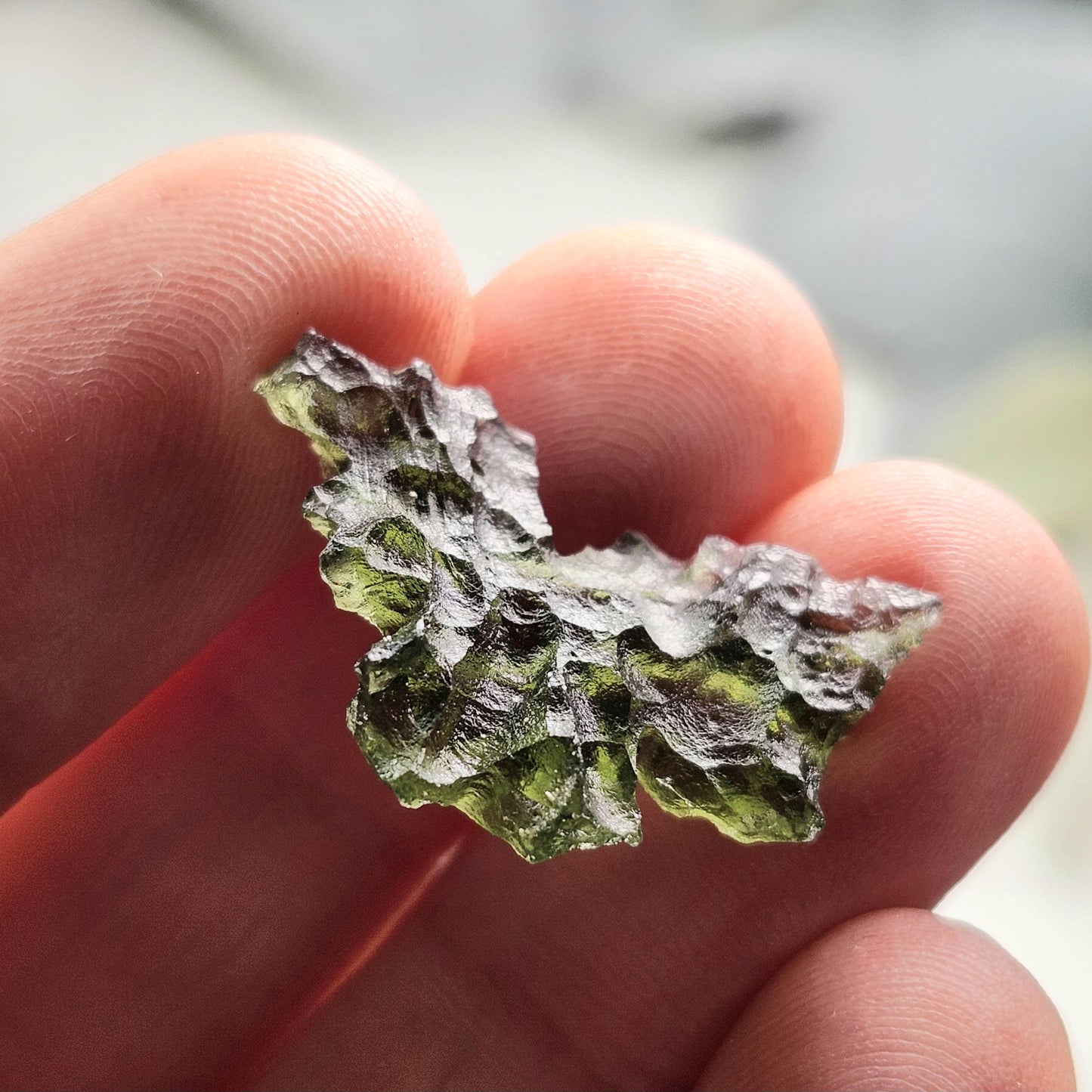 Besednice "Hedgehog" Moldavite 1.5g