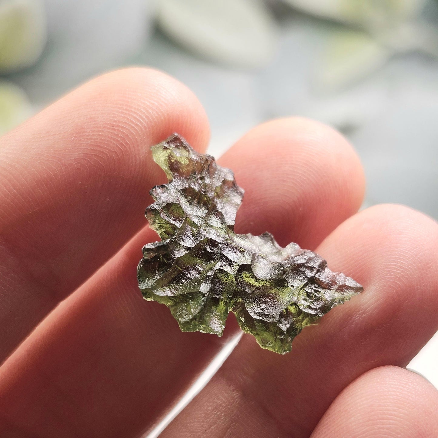 Besednice "Hedgehog" Moldavite 1.5g