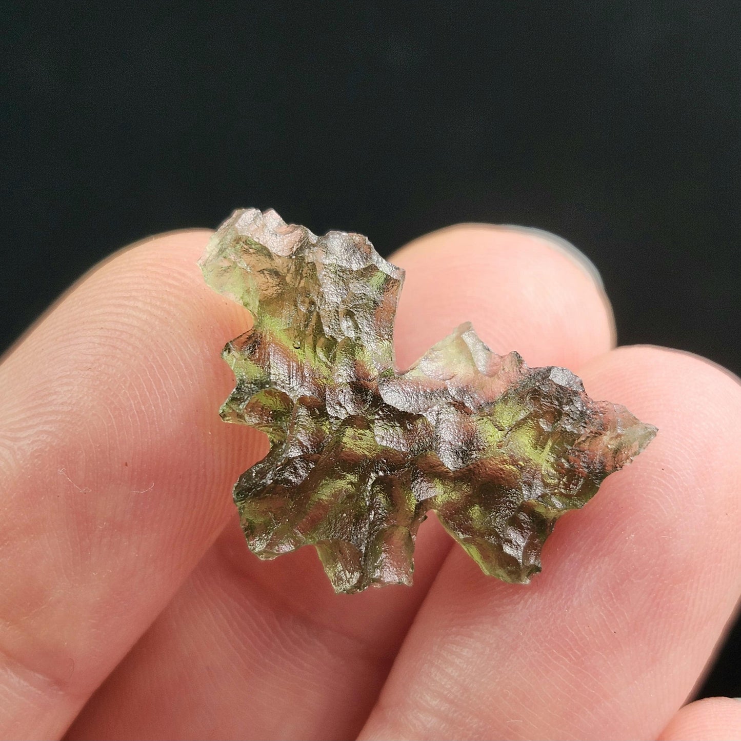 Besednice "Hedgehog" Moldavite 1.5g