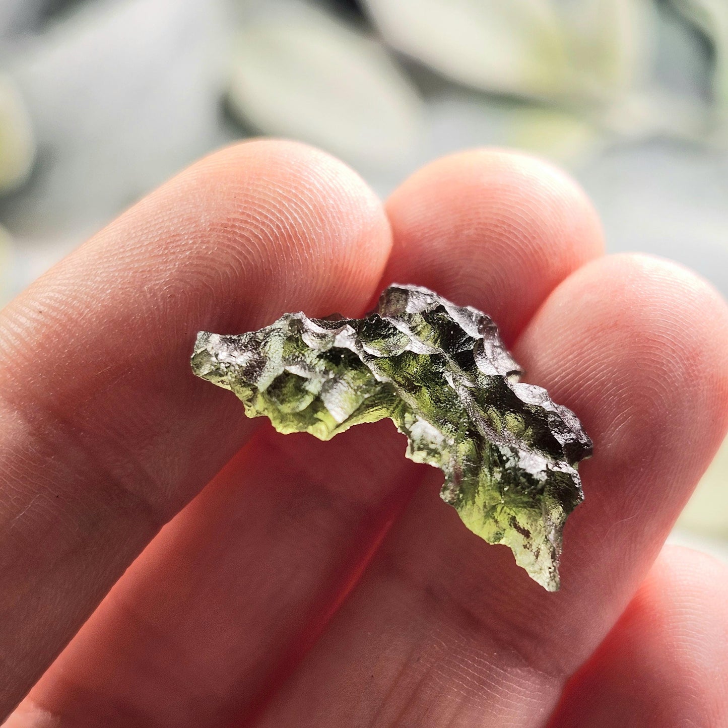 Besednice "Hedgehog" Moldavite 1.5g