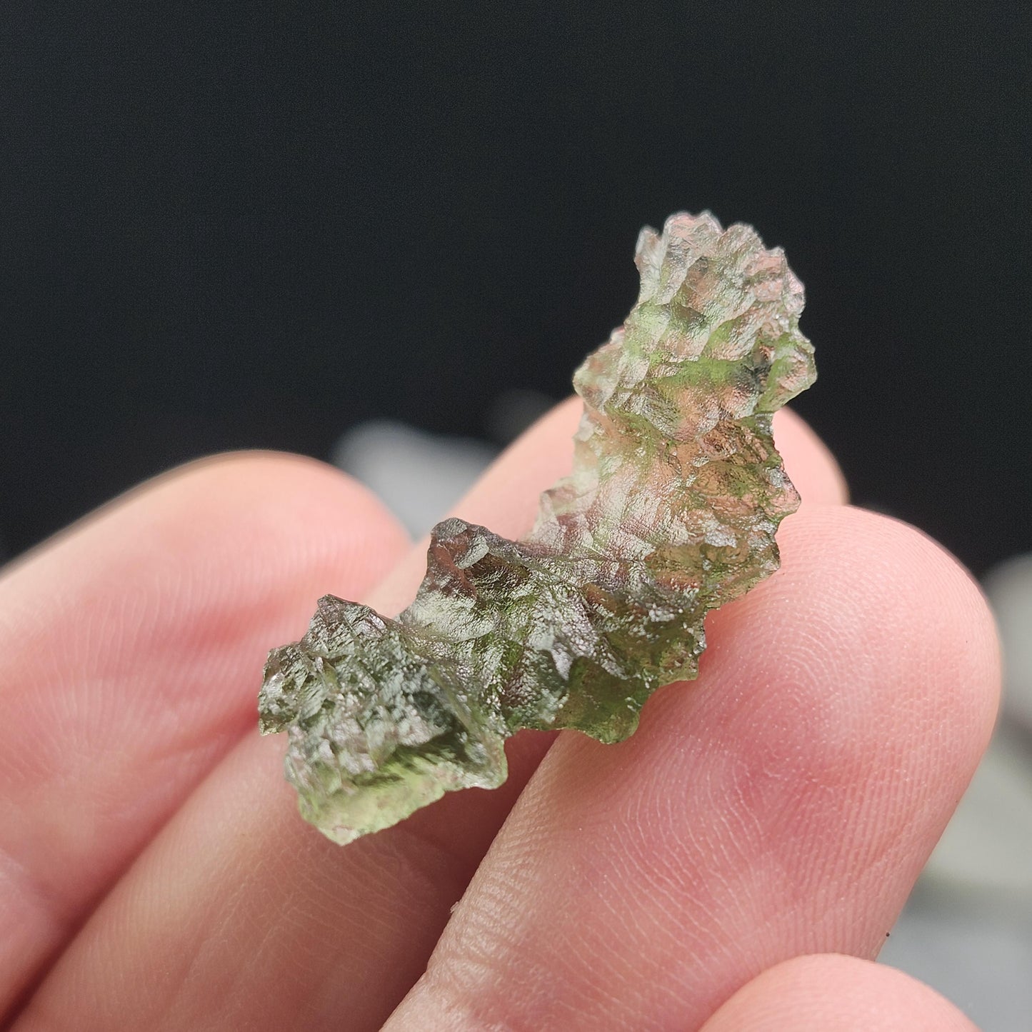 Besednice "Hedgehog" Moldavite 1.86g