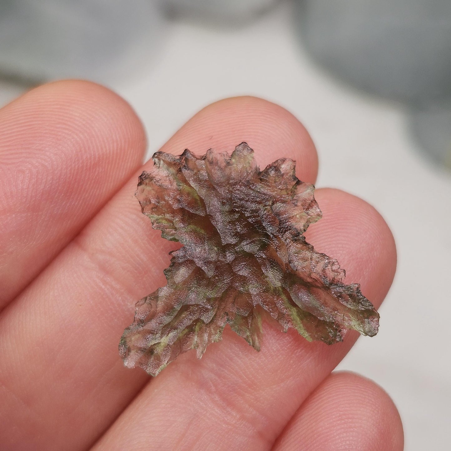 Besednice "Hedgehog" Moldavite 1g