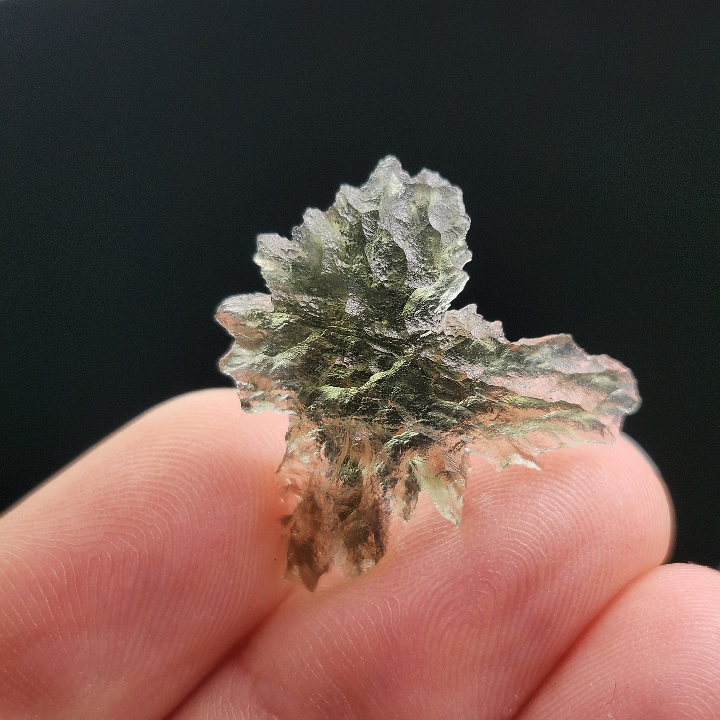 Besednice "Hedgehog" Moldavite 1g