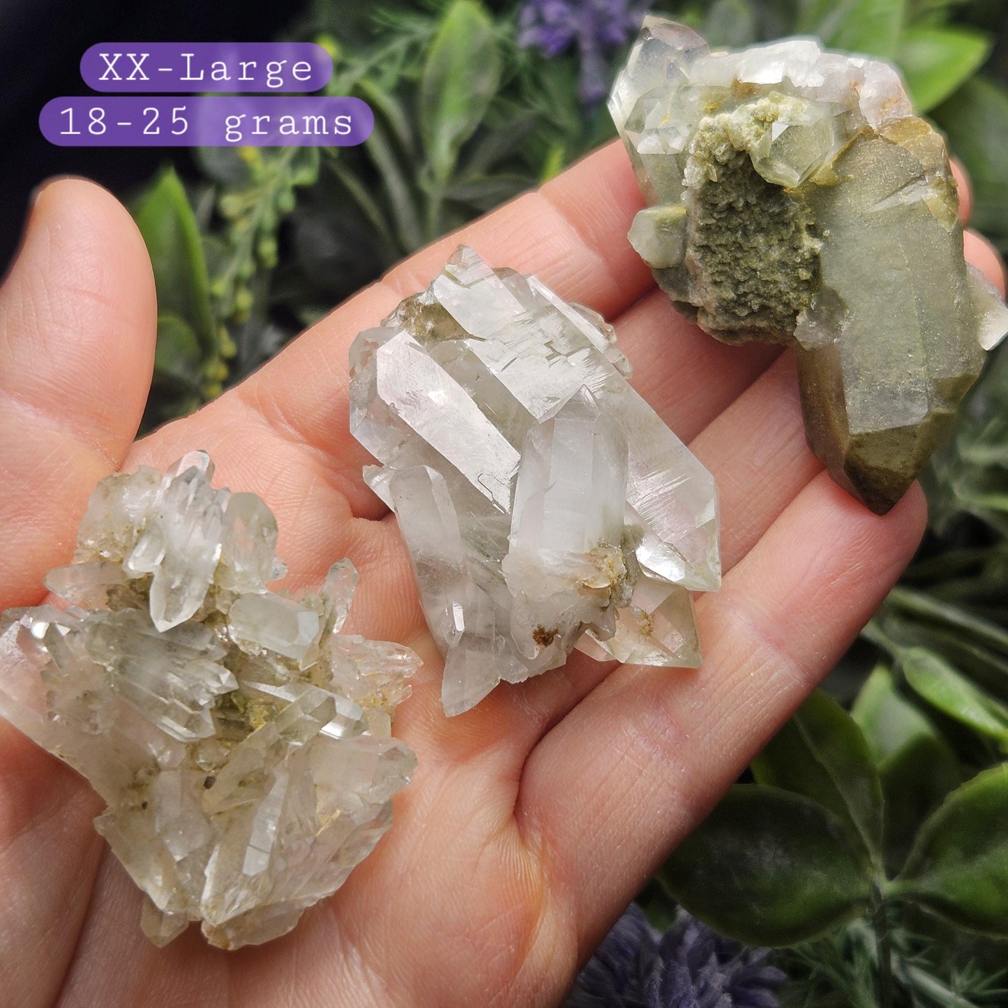 Himalayan Green Faden Chlorite Quartz: Raw Tabular Crystal with Manifestation Inclusions