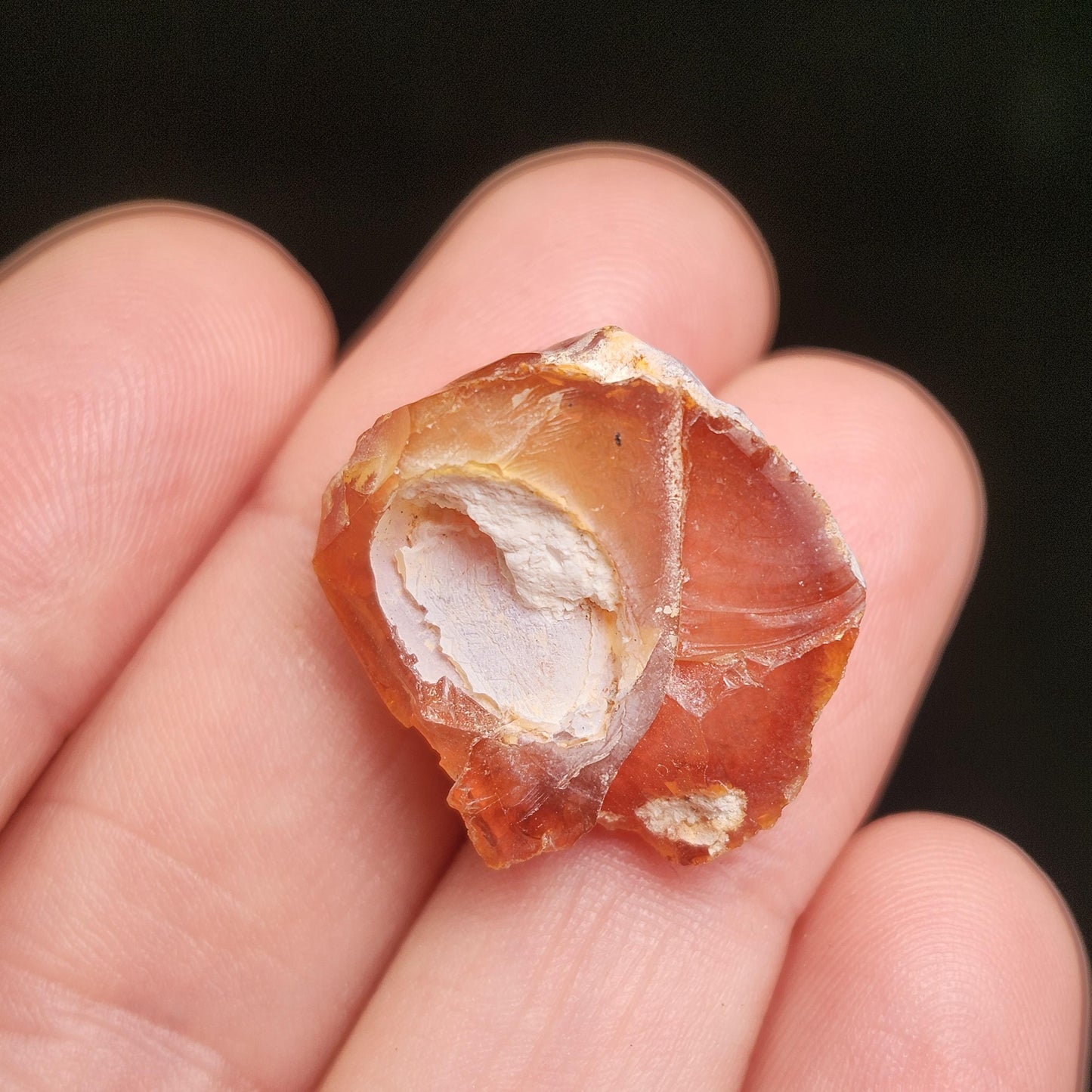 Mexican Fire Agate Crystal 4g, High