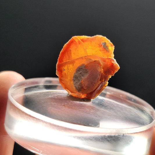 Mexican Fire Agate Crystal 4g, High