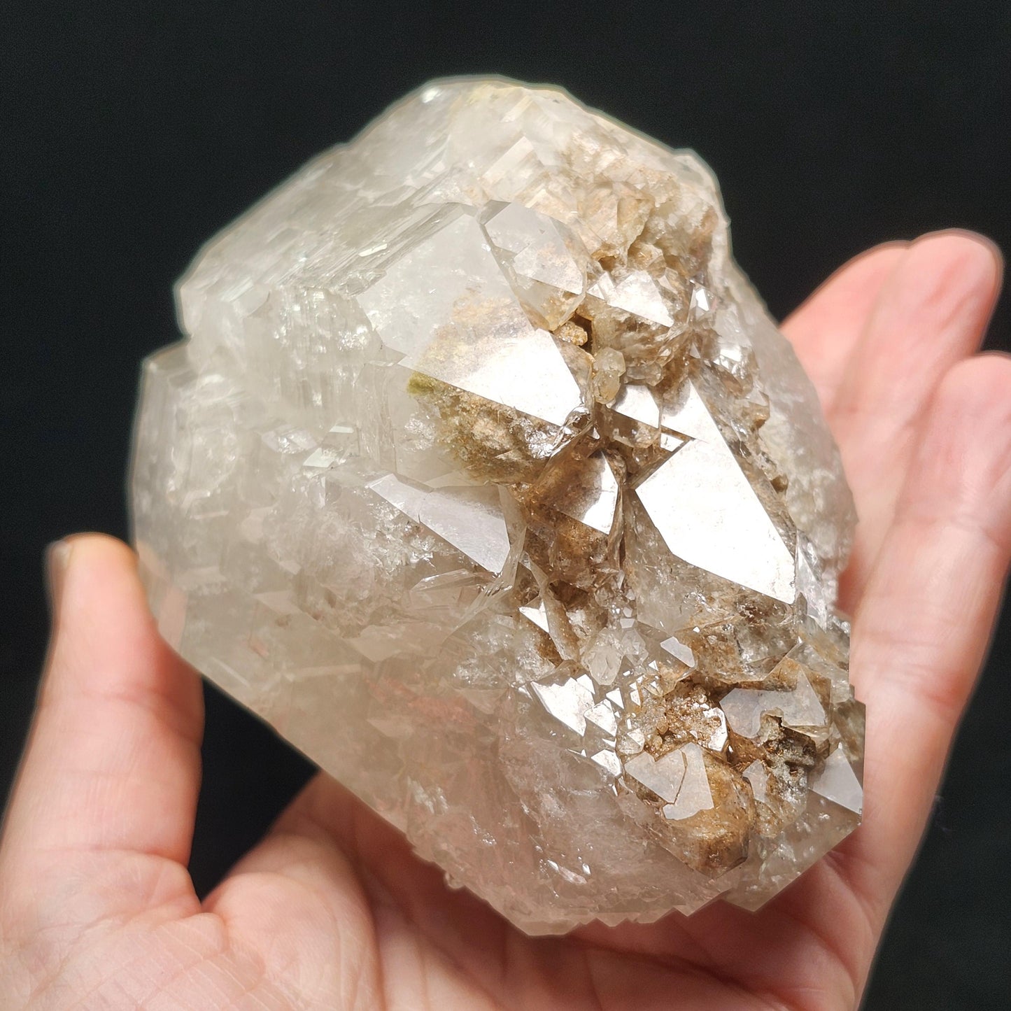 Elestial Lodolite Garden Quartz Crystal 1.4lbs