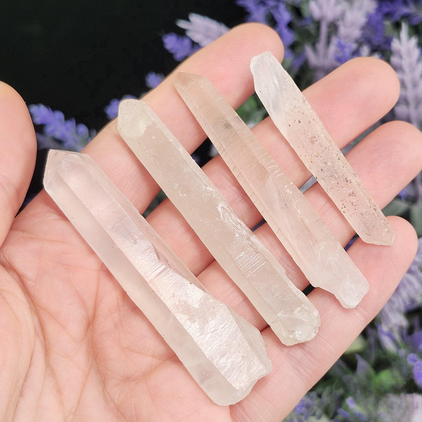 Angel Chime Frosted Quartz Crystal