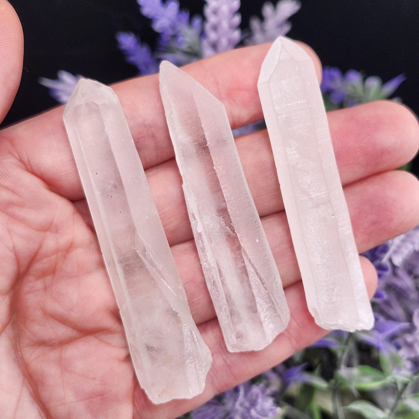 Angel Chime Frosted Quartz Crystal