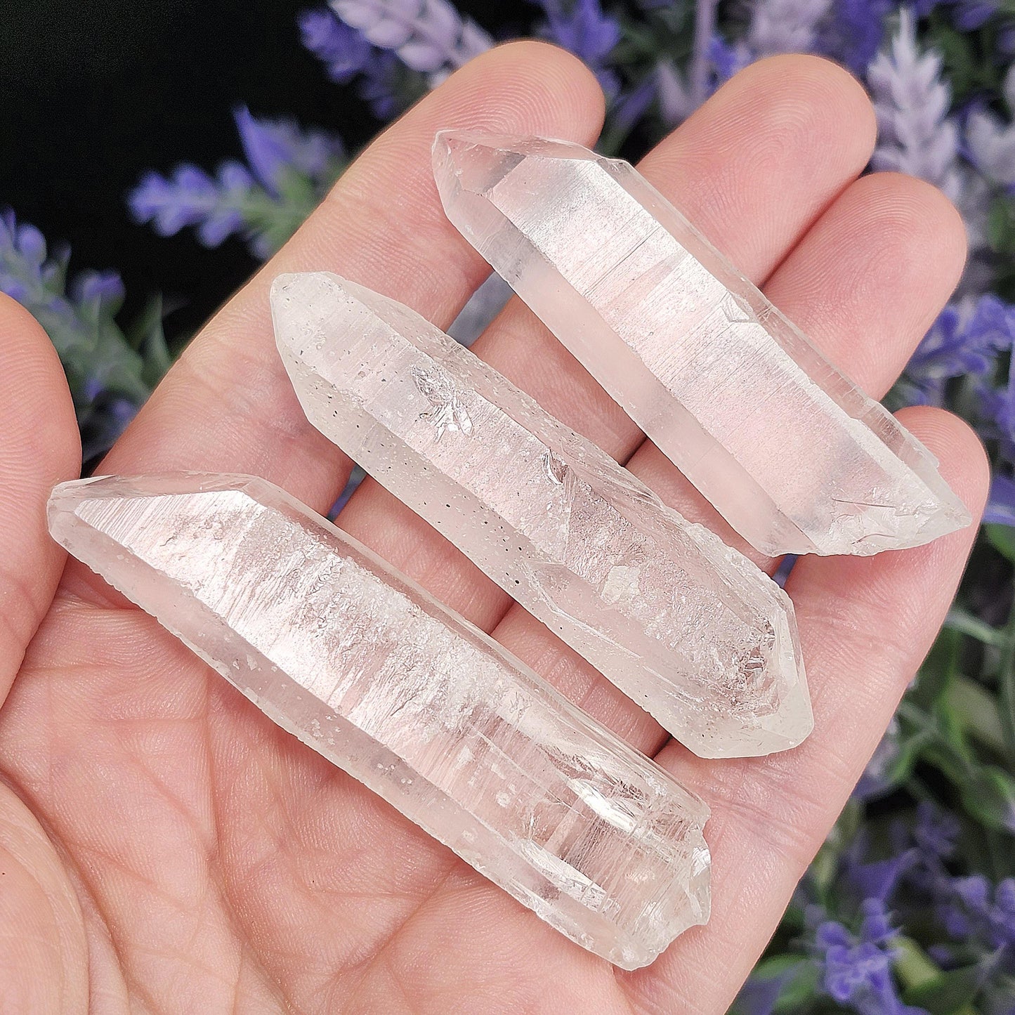 Laser Quartz Wand Crystal, Brazilian Quartz Points