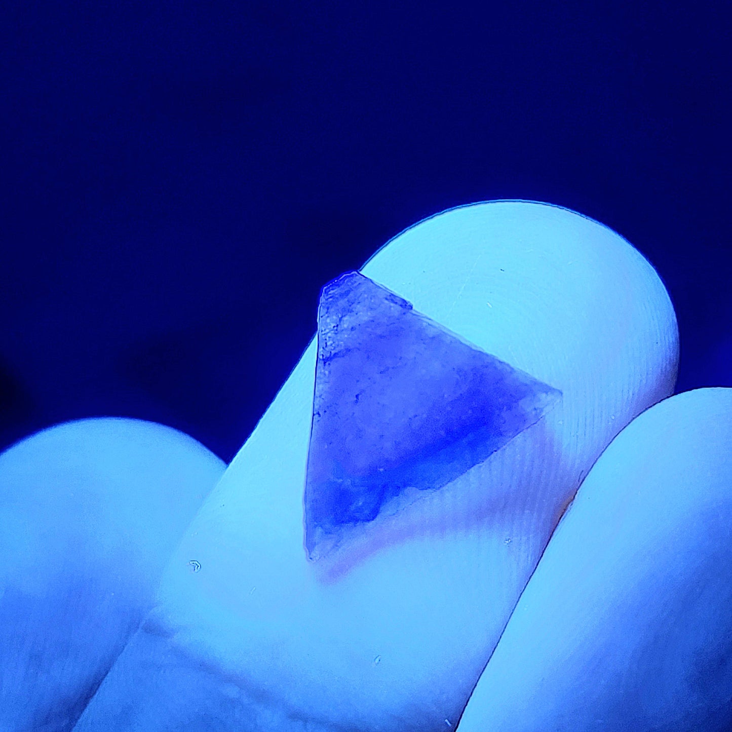 Bingham Blue Fluorite Octahedron Slice, New Mexico Fluorite