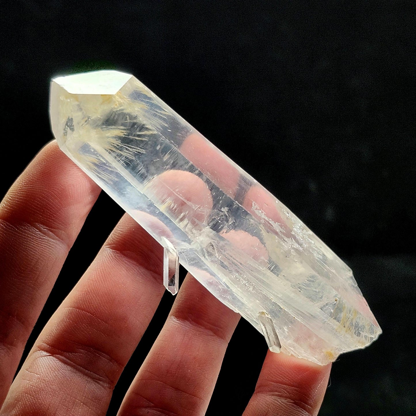 Blue Smoke Lemurian 58g with Manifestation Inclusion