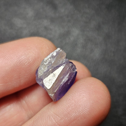 Bicolor Tanzanite Crystal (2.54g)