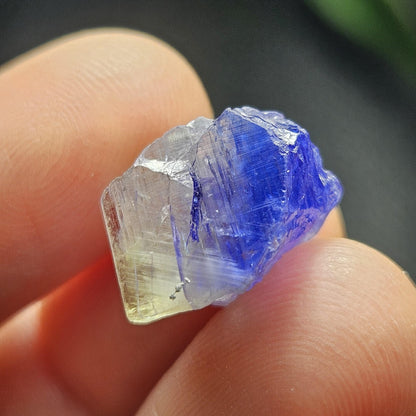 Bicolor Tanzanite Crystal (2.54g)