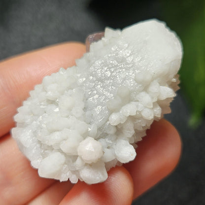 Cubic Phantom Fluorite on Quartz from Huanggangliang Mine in Inner Mongolia